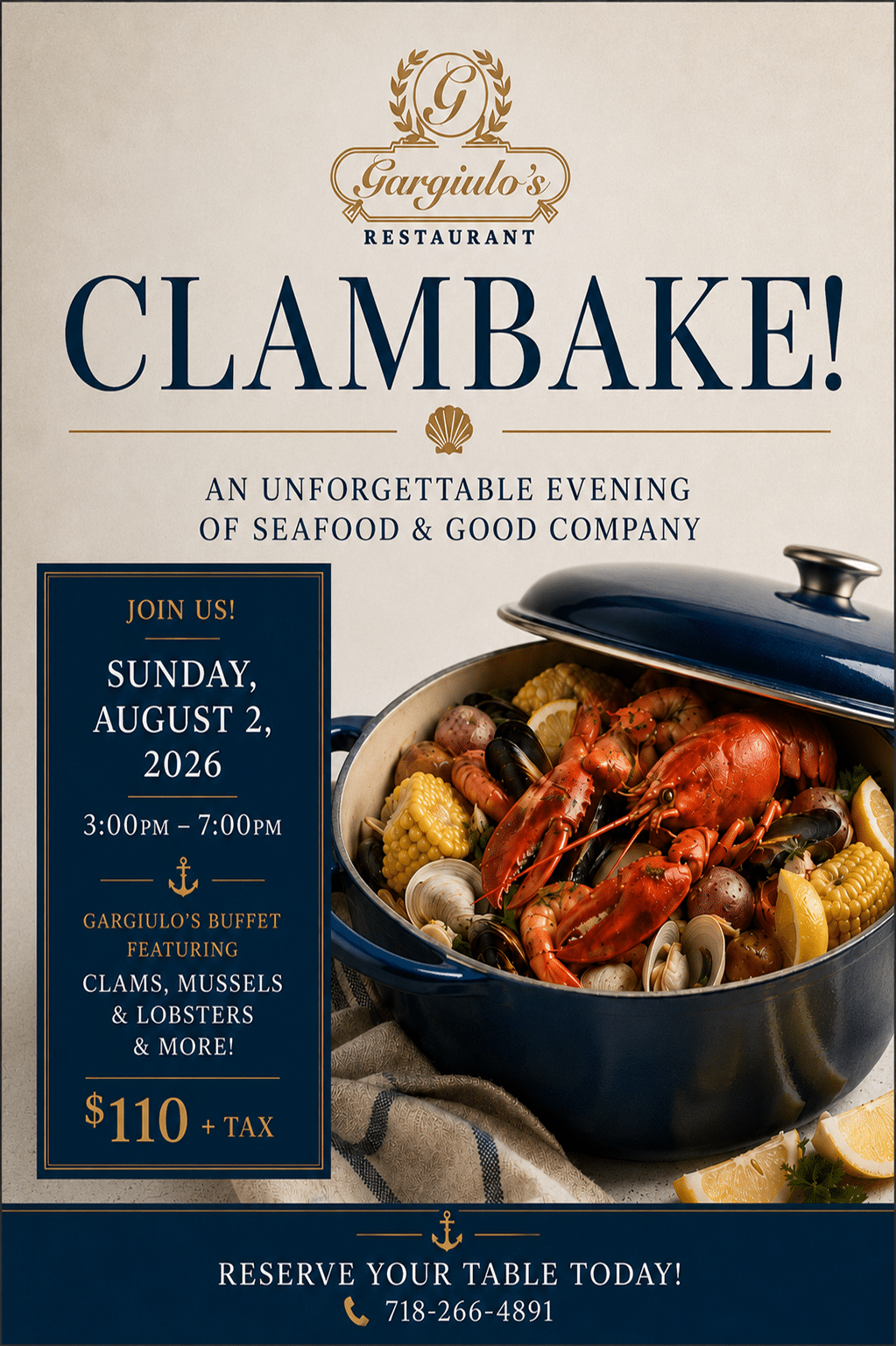 Clambake Website